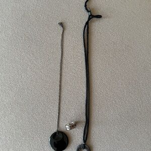 Tiffany pieces, 2 necklaces and a ring